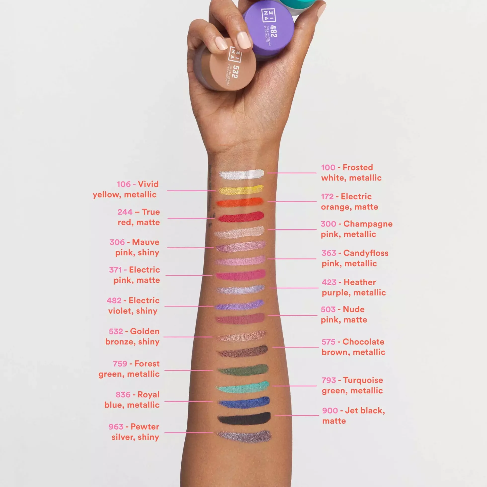 3INA The 24H Cream Eyeshadow 363