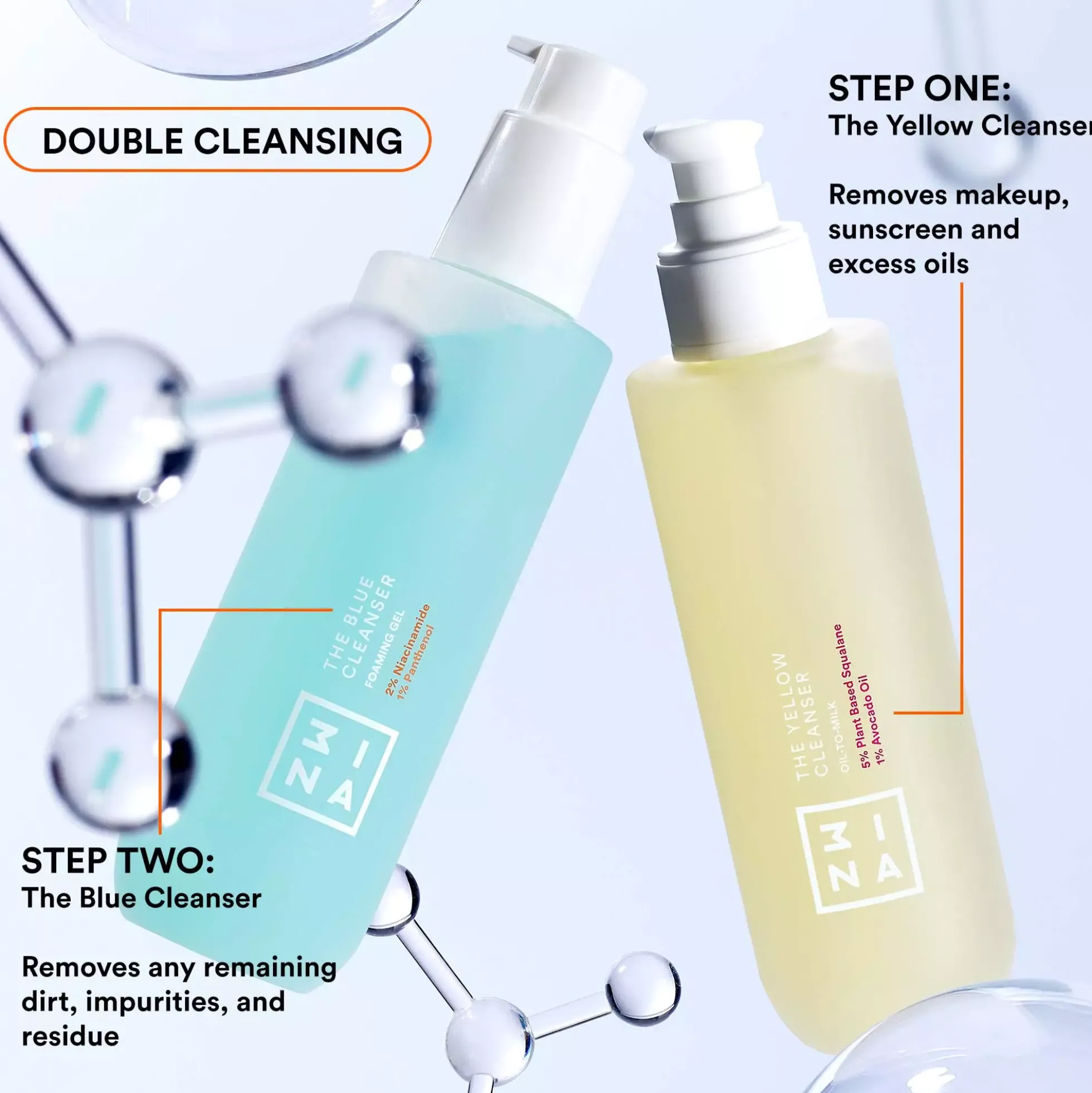 3INA The Yellow Cleanser 195 ml