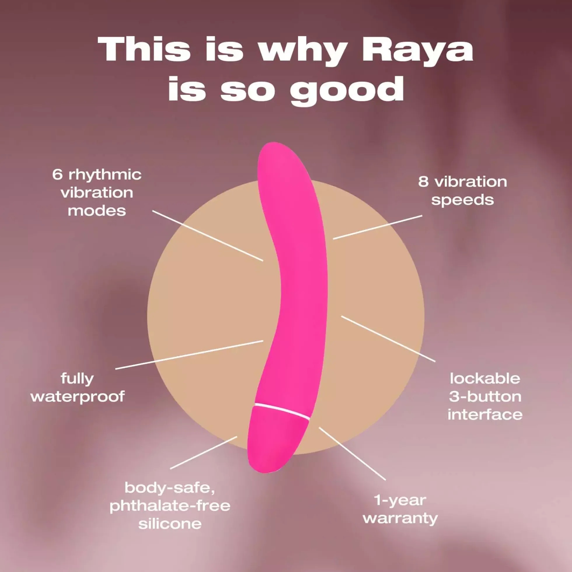 INTIMINA Raya Personal Massager Vibrator