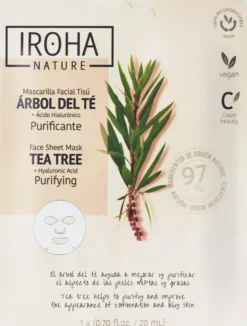 IROHA NATURE Purifying Tea Tree Face Sheet Mask