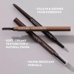 IsaDora Brow Pen Volumize & Waterproof 02 Dark Brown