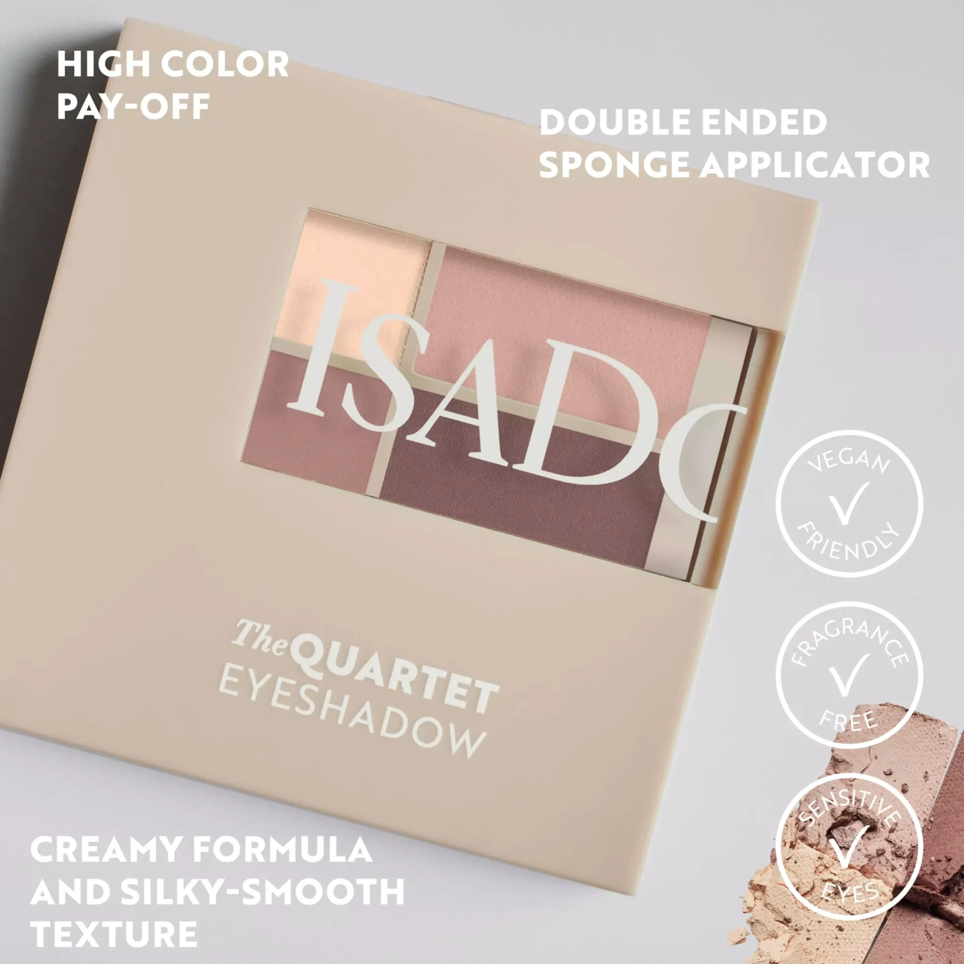 IsaDora The Eyeshadow Quartet 04 Cappuccino