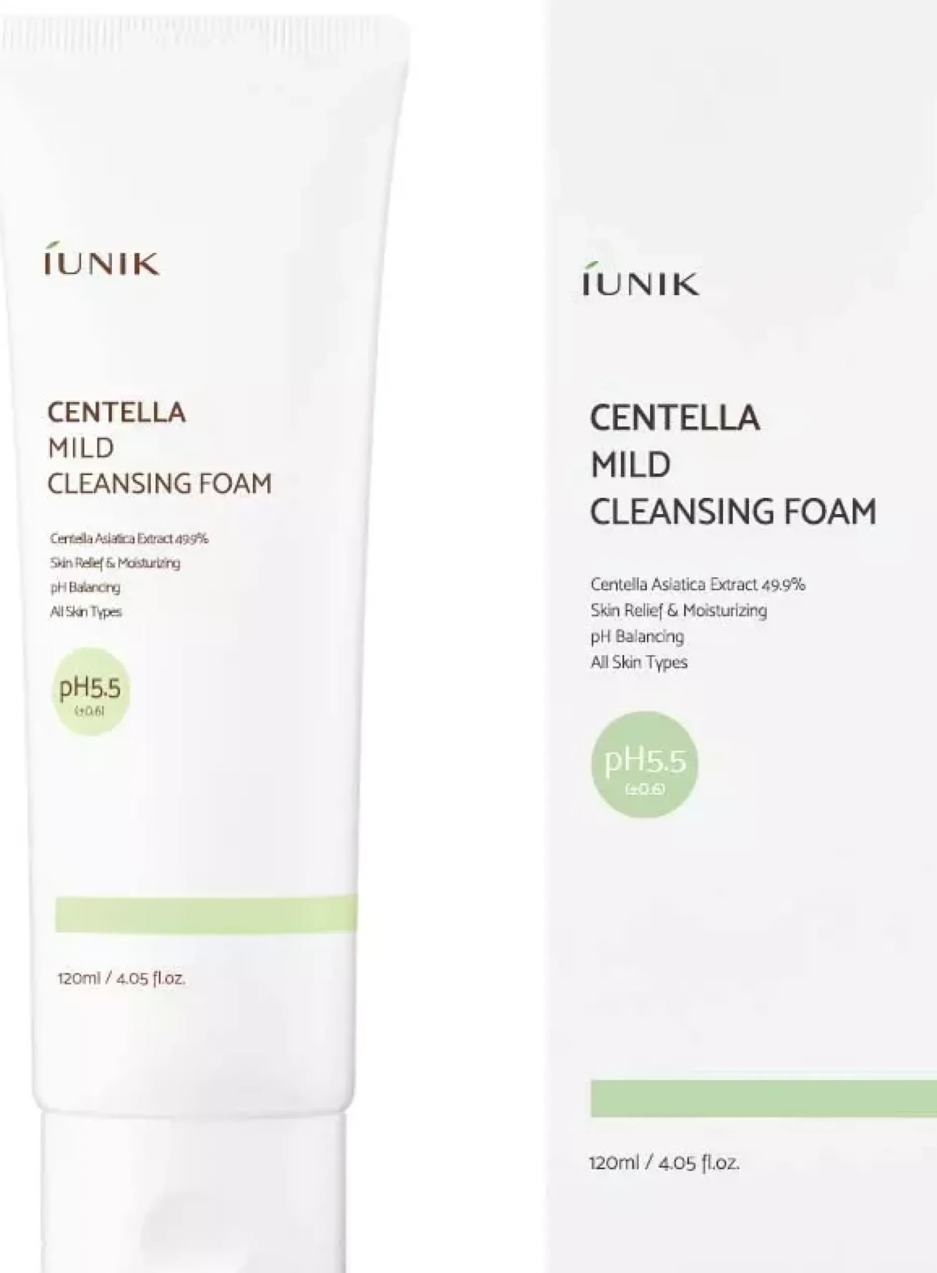 iUNIK Centella Mild Cleansing Foam 120 ml