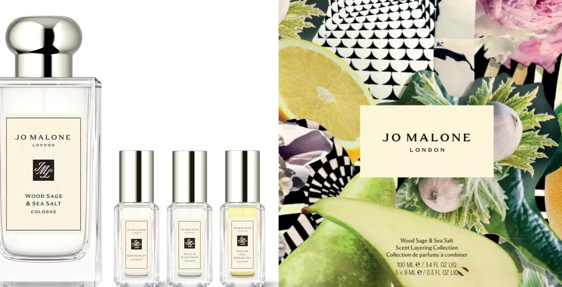 Jo Malone London Wood Sage & Sea Salt Layering Collection