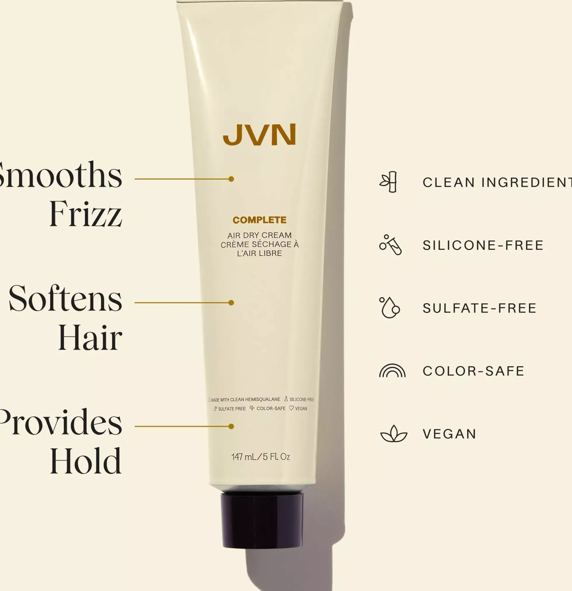 JVN Complete Air Dry Cream 147 ml