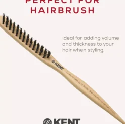 Kent Brushes Back-Combing Brush Tuperingsborste Waves