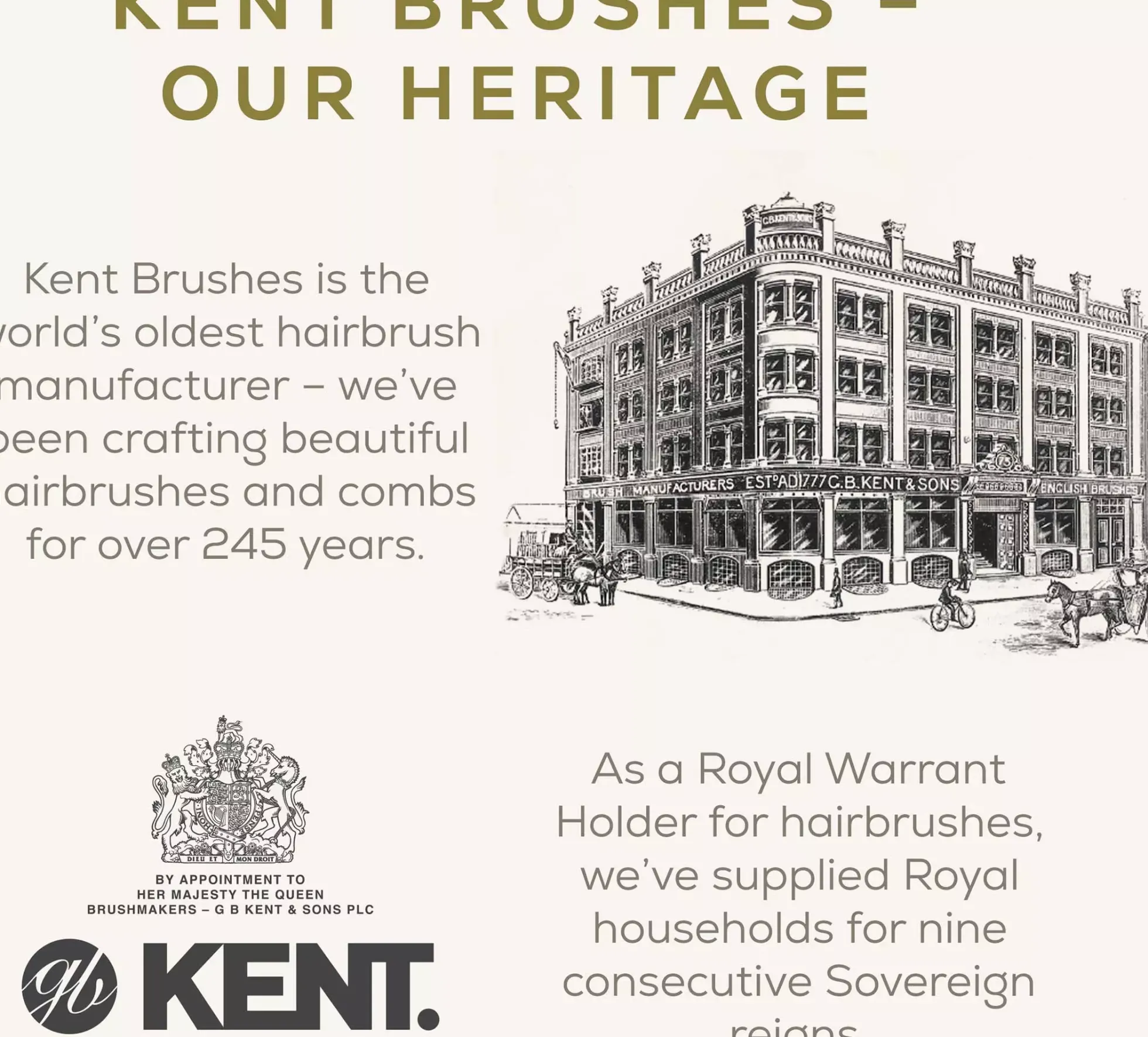 Kent Brushes Back-Combing Brush Tuperingsborste Waves