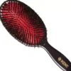 Kent Brushes Classic Shine Large Pure Black Bristle Hairbrush