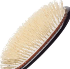 Kent Brushes Classic Shine Large Soft White Pure Bristle Hairbrush