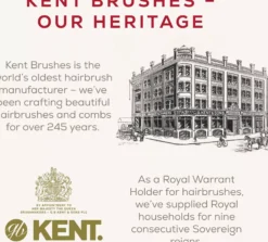 Kent Brushes Extra Small Handgjord Mustash Skäggkam