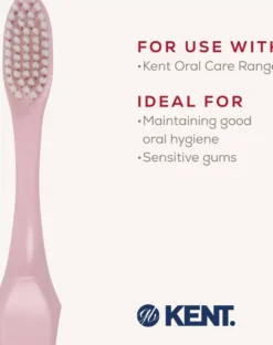 Kent BrushesKent Oral Care SMILE Super Soft Silver Infused Toothbrush Pink