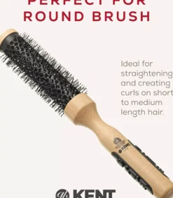 Kent Brushes Liten Keramisk Rund Fönborste