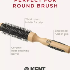 Kent Brushes Liten Keramisk Rund Fönborste