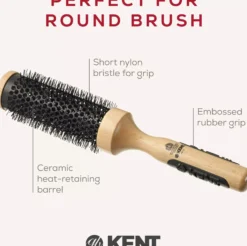 Kent Brushes Stor Keramisk Rund Fönborste