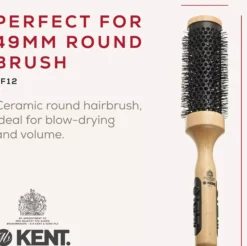 Kent Brushes Stor Keramisk Rund Fönborste