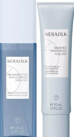 Kerasilk Bond Repair Bundle Liquid Cuticle Filler 125 ml & Strengthening Bond Builder 90 ml