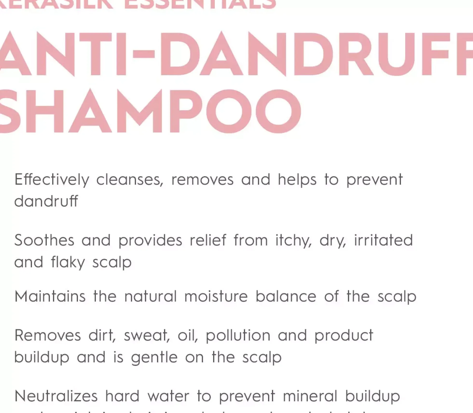 KerasilkESSENTIALS Anti-Dandruff Shampoo 250 ml