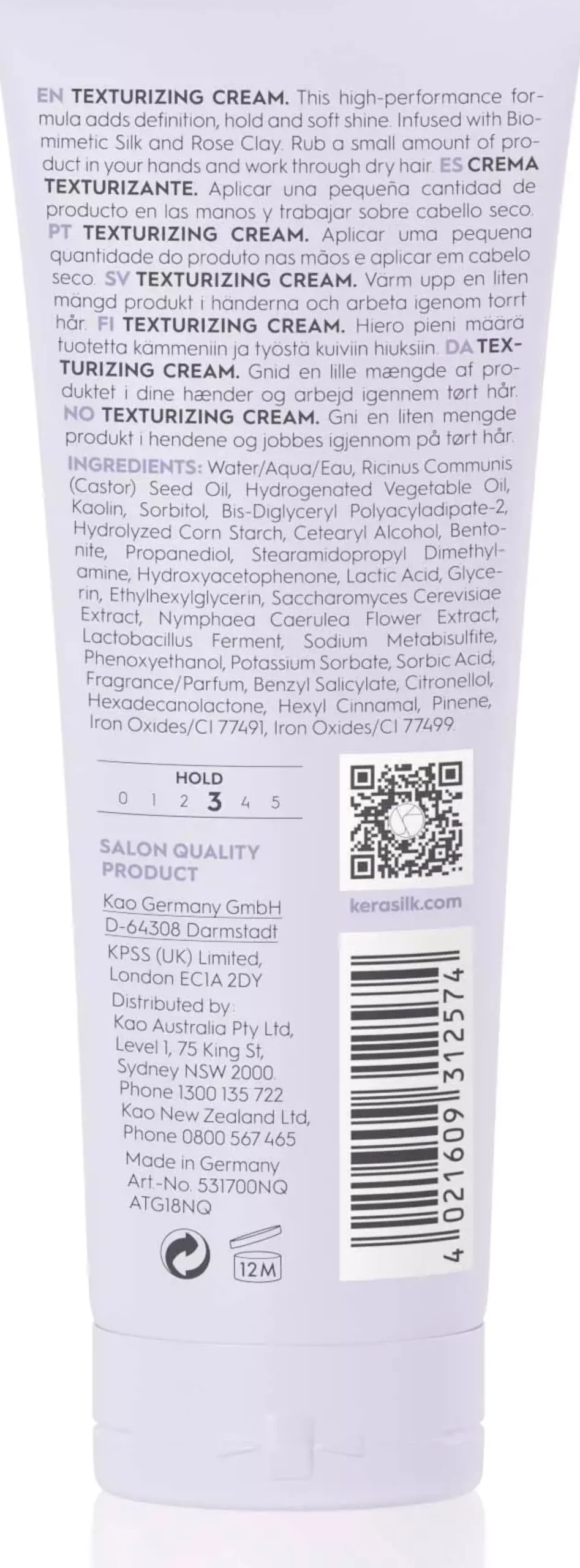 Kerasilk Texturizing Cream 75 ml