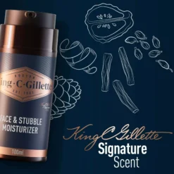 King C. Gillette Face & Stubble Moisturizer 100 ml