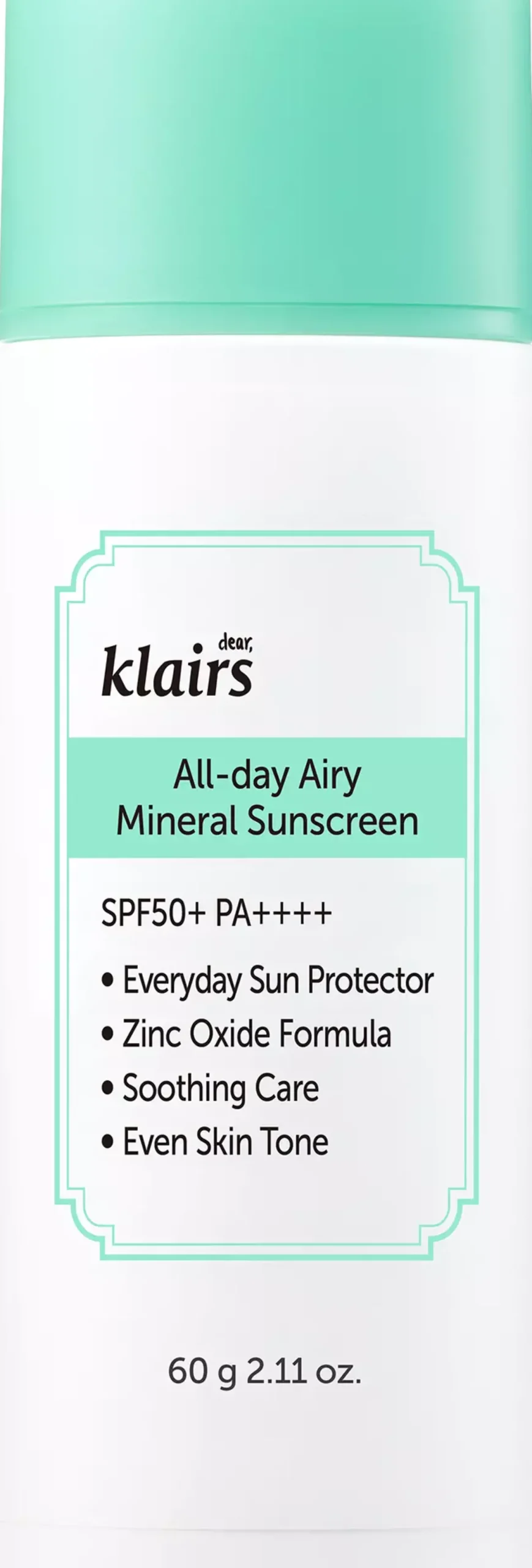 Klairs All-day Airy Mineral Sunscreen 60 ml