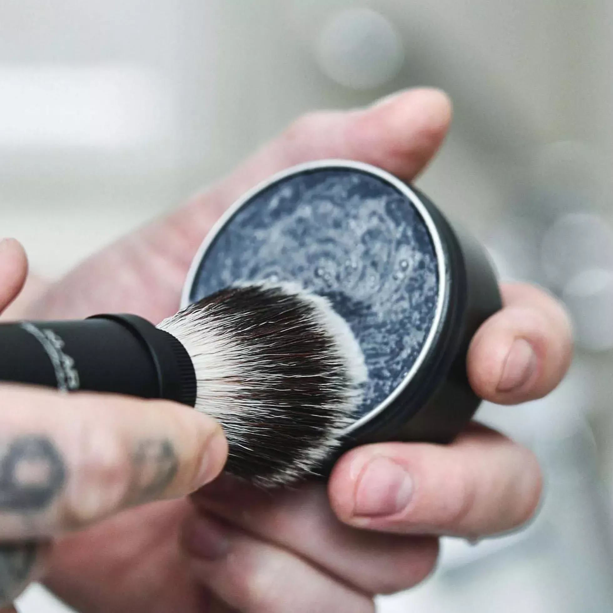 Klar Seifen Activated Charcoal Shaving Soap 100 g