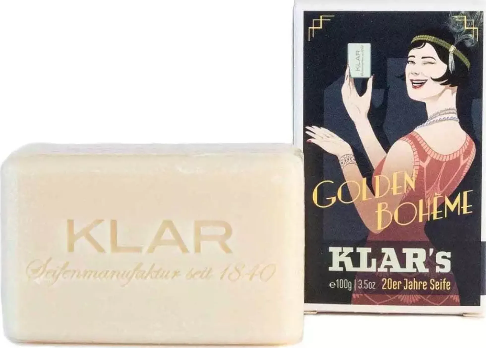 Klar Seifen Golden Bohème 20s Soap 100 g