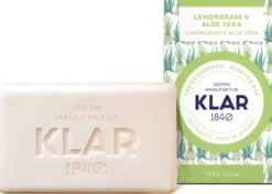 Klar Seifen Lemongrass & Aloe Vera Shampoo Bar 100 g