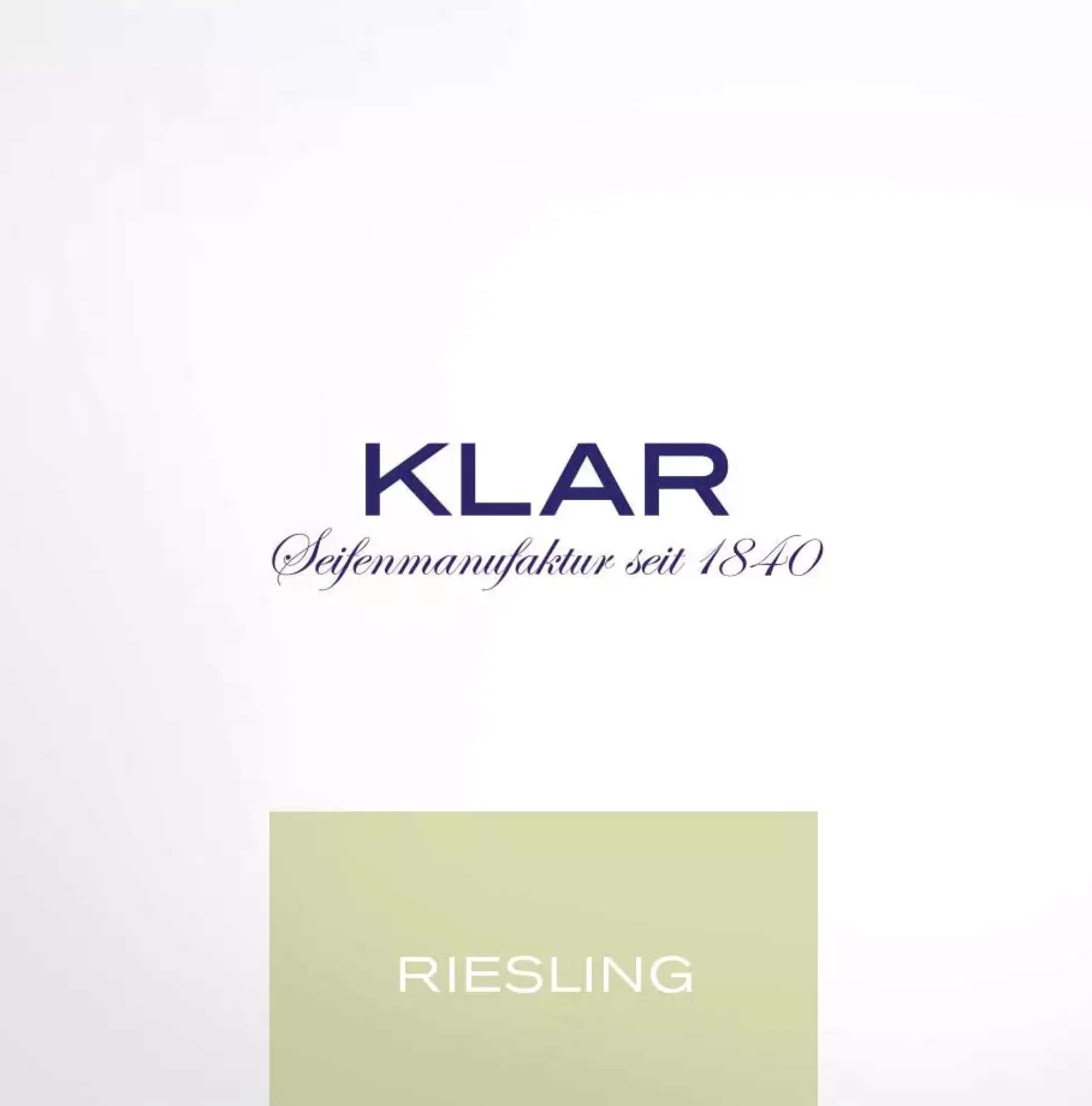Klar Seifen Reisling White Wine Body Soap 150 g