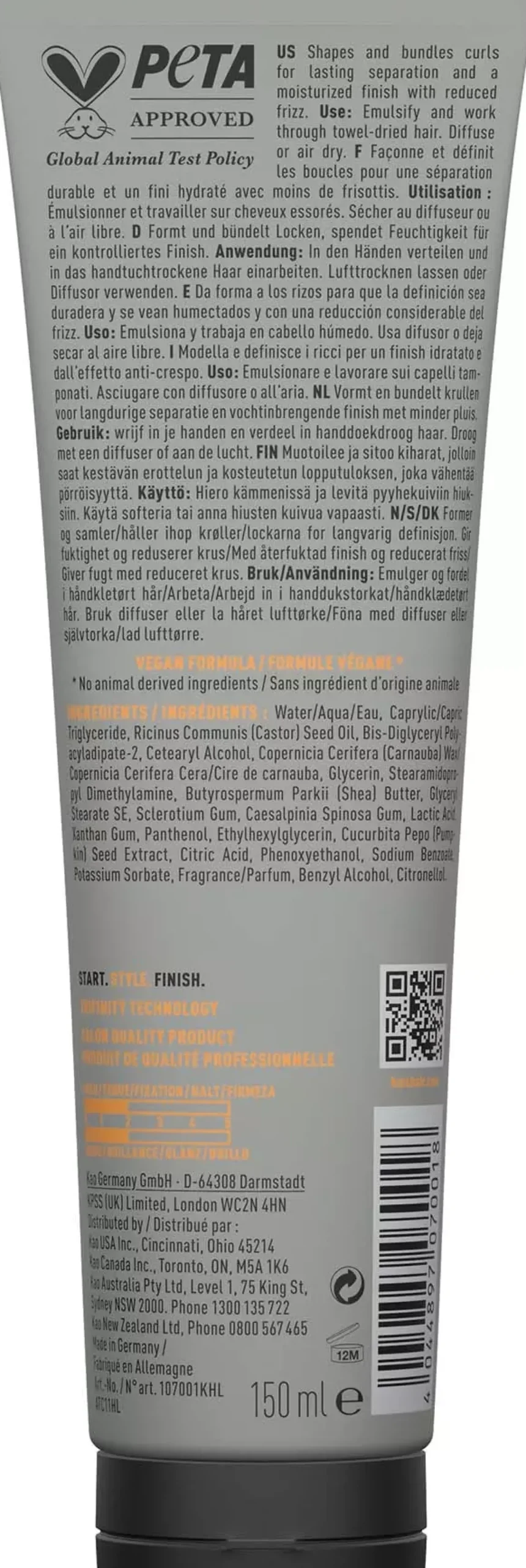 KMSCurlup STYLE Control Creme 150 ml