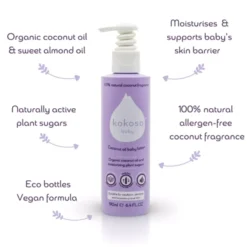 Kokoso Baby Coconut Oil Baby Lotion 190 ml