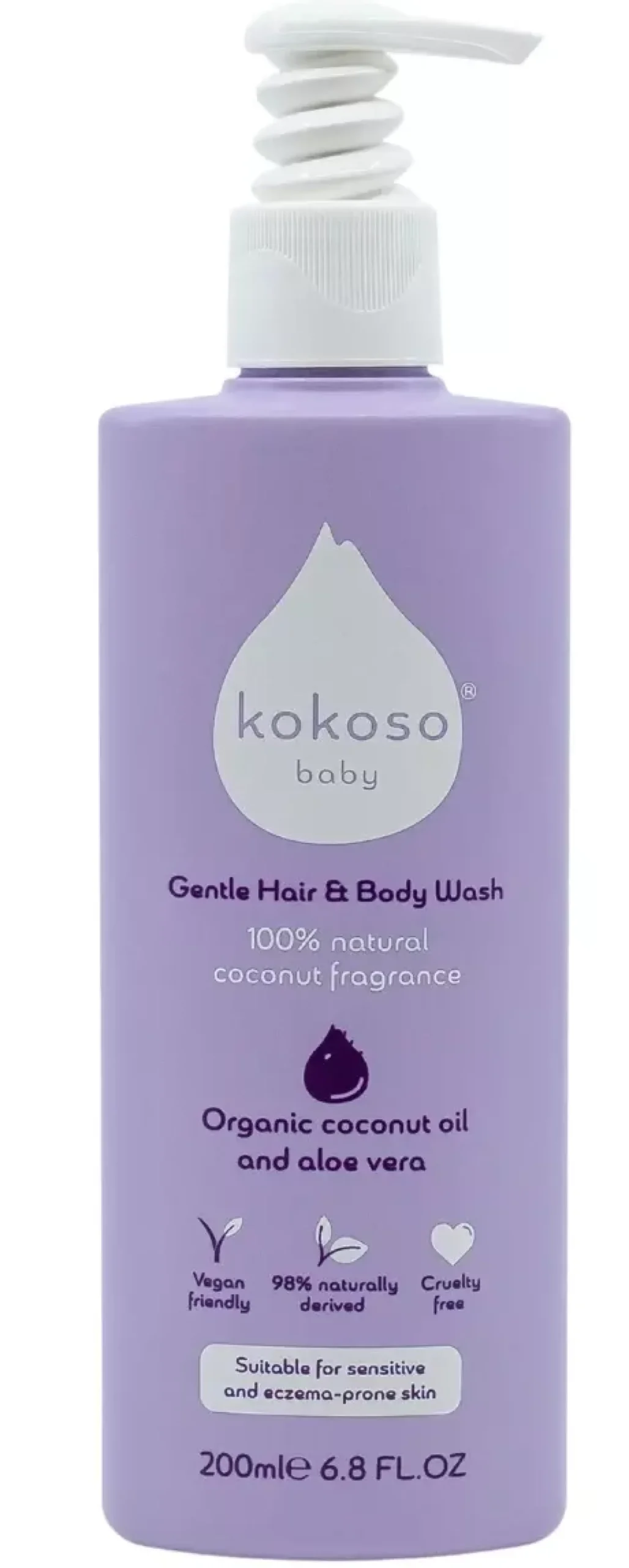 Kokoso Baby Gentle Hair & Body Wash 200 ml