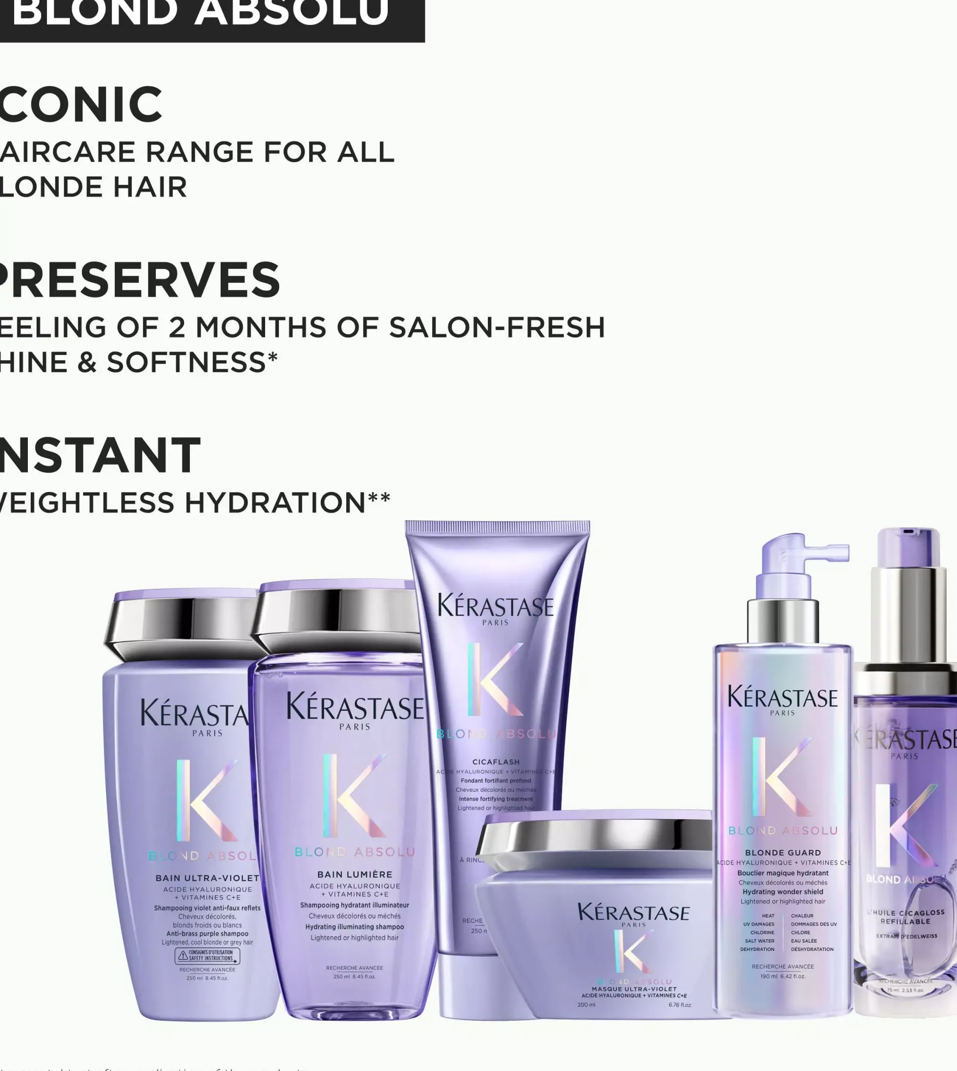 KérastaseBlond Absolu Bain Lumière Shampoo for lightened or highlighted hair 250 ml