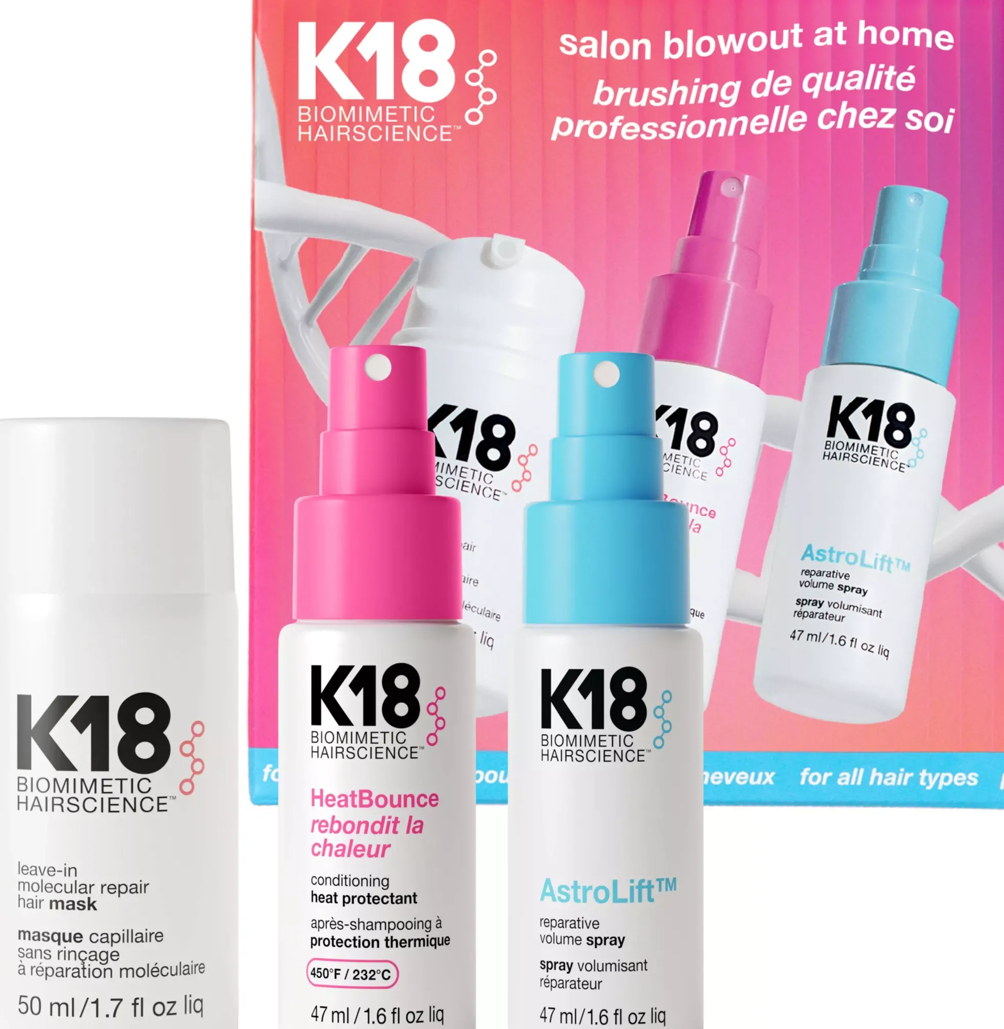 K18 Salon Blowout at Home Kit