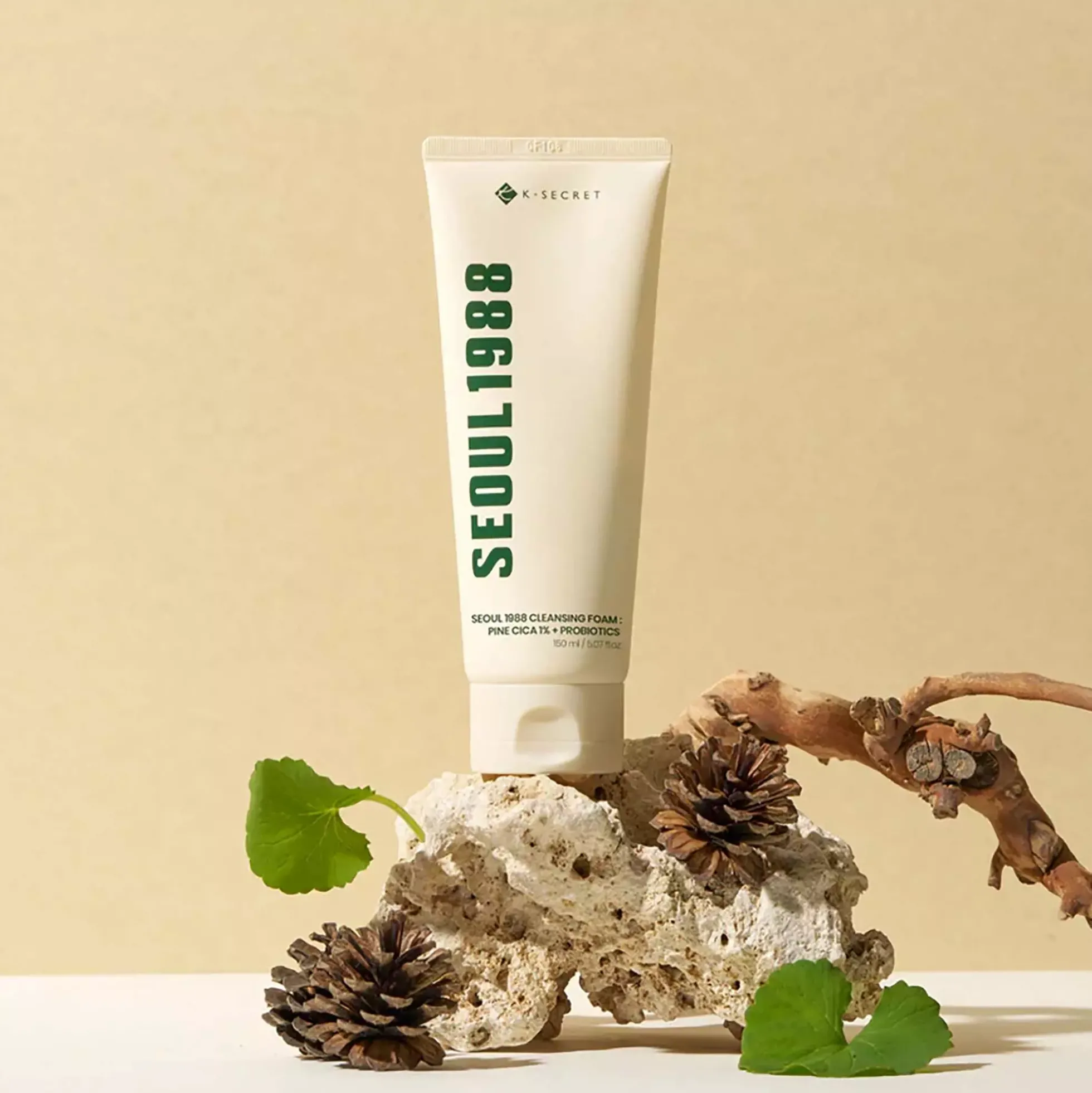 K-SecretSEOUL 1988 Cleansing Foam: Pine Cica 1% + Probiotic 150 ml