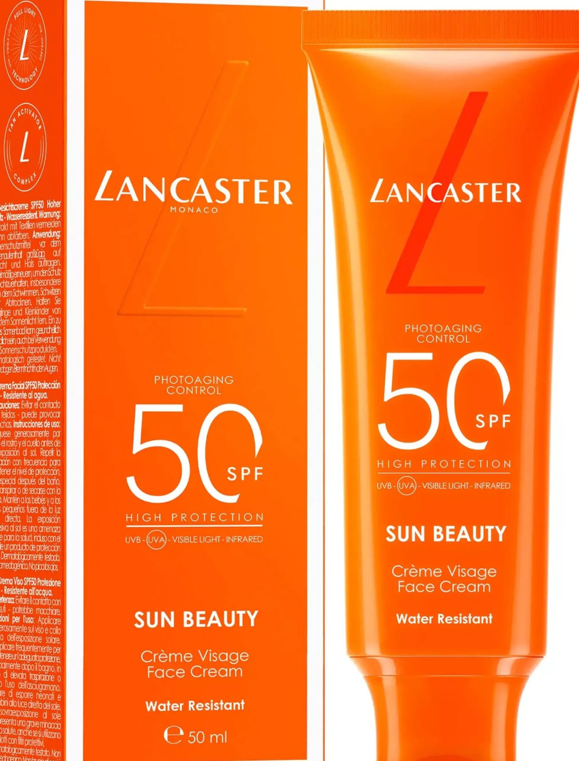 Lancaster Sun Beauty Face Cream SPF50 High Protection 50 ml