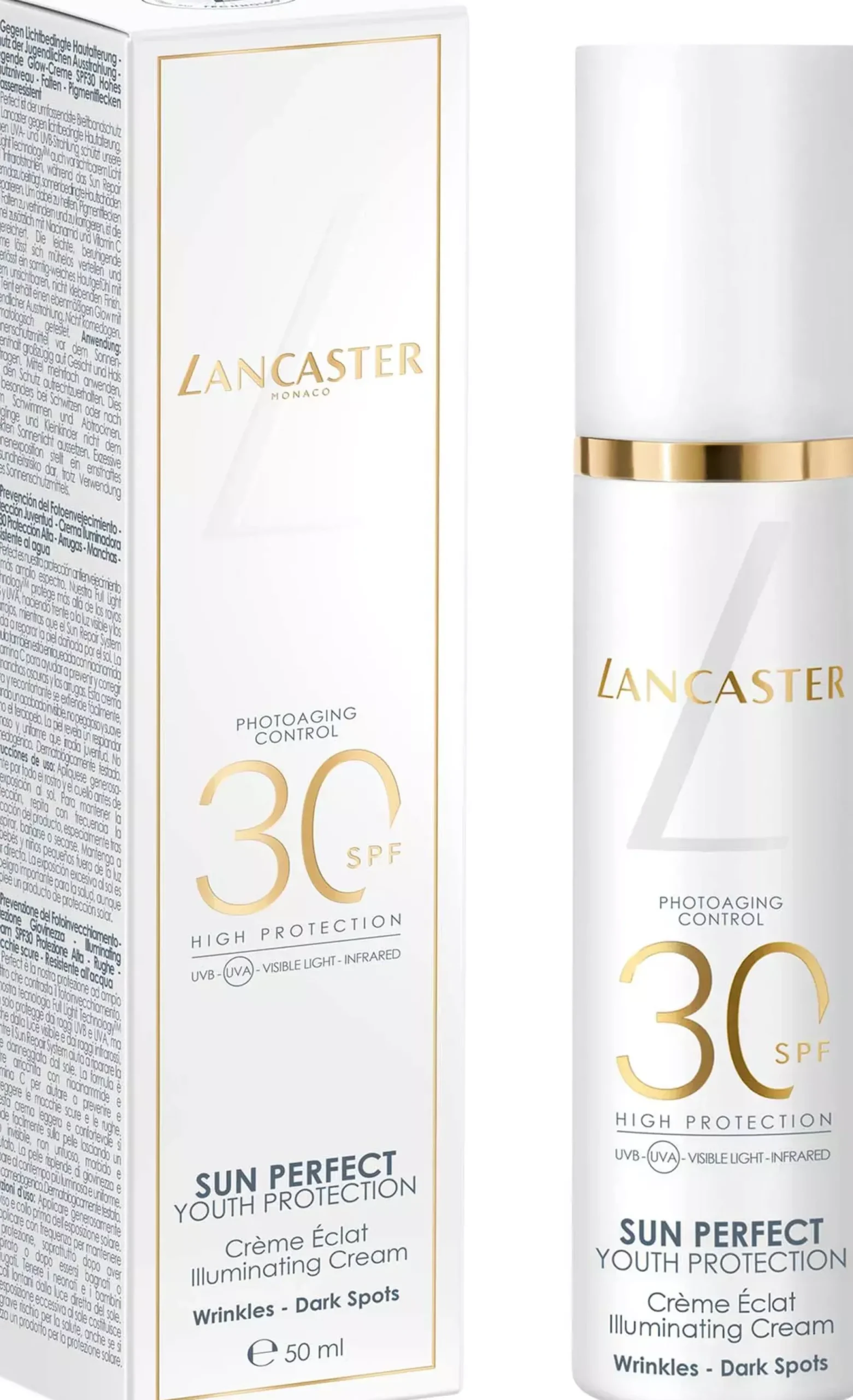 Lancaster Sun Perfect Illuminating Cream SPF30 High Protection 50 ml