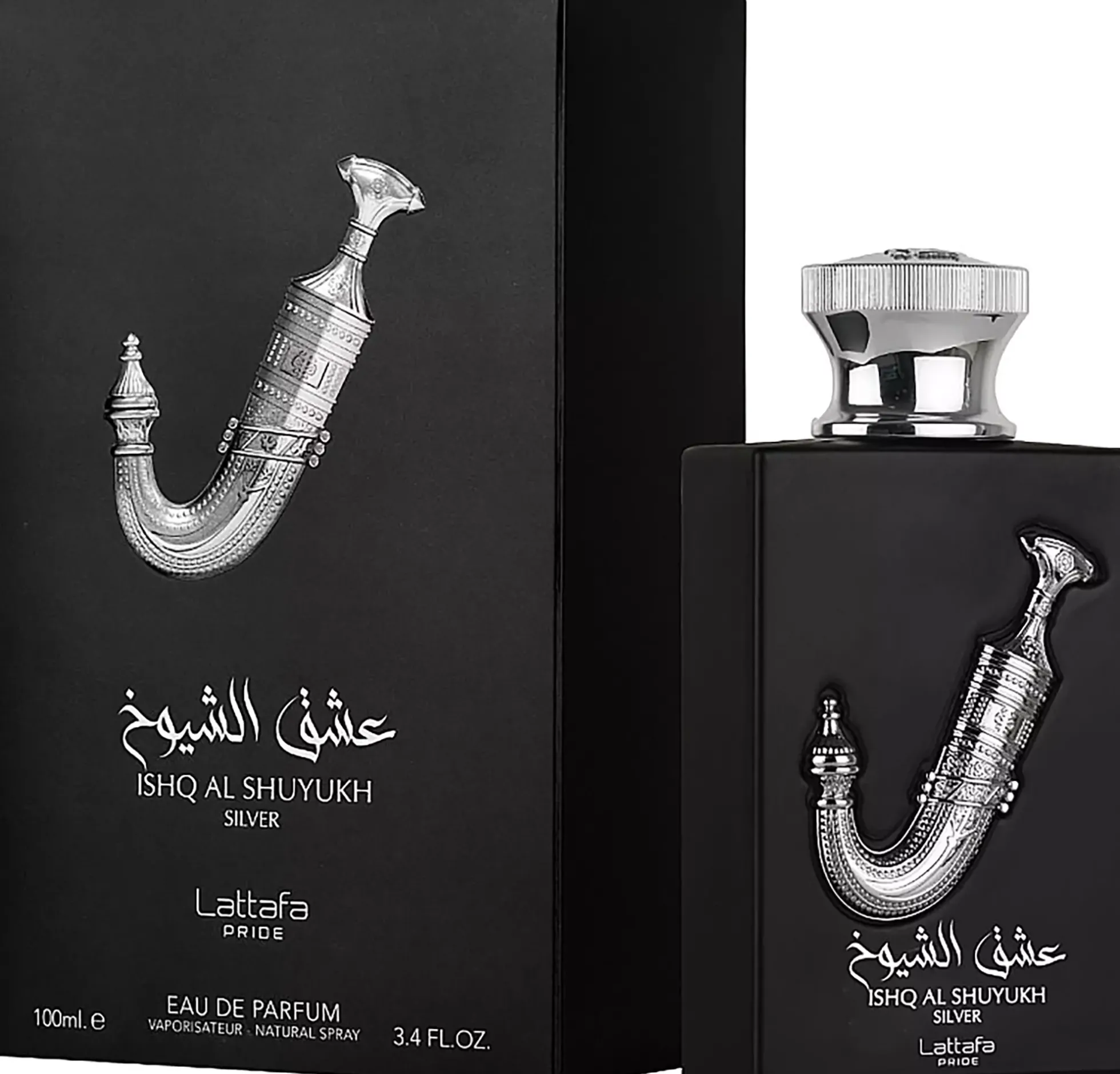 LattafaIshq Al Shuyukh Pride Silver Eau de Parfum 100 ml