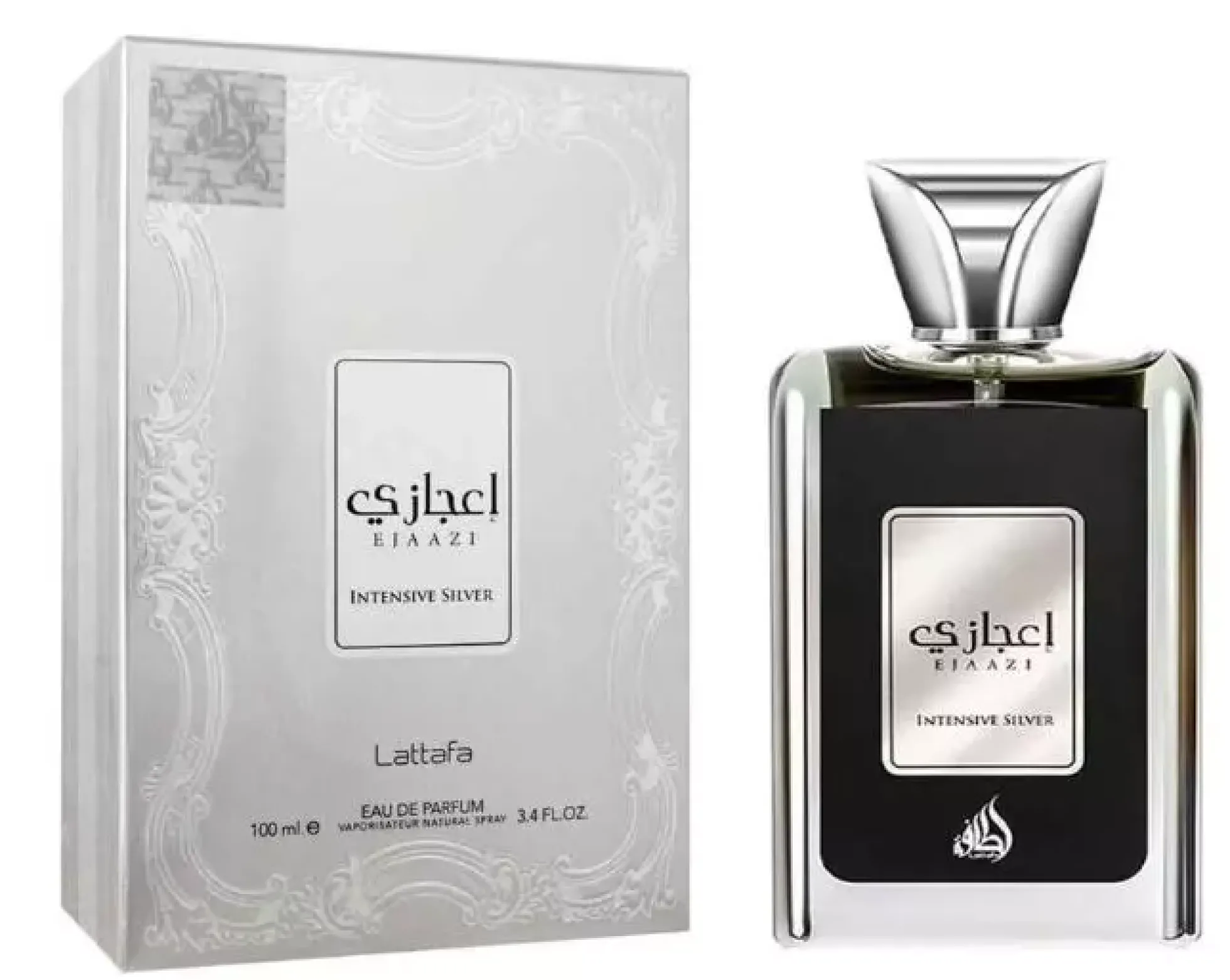 Lattafa Spray Ejaazi Intensive Silver Eau de Parfum 100 ml