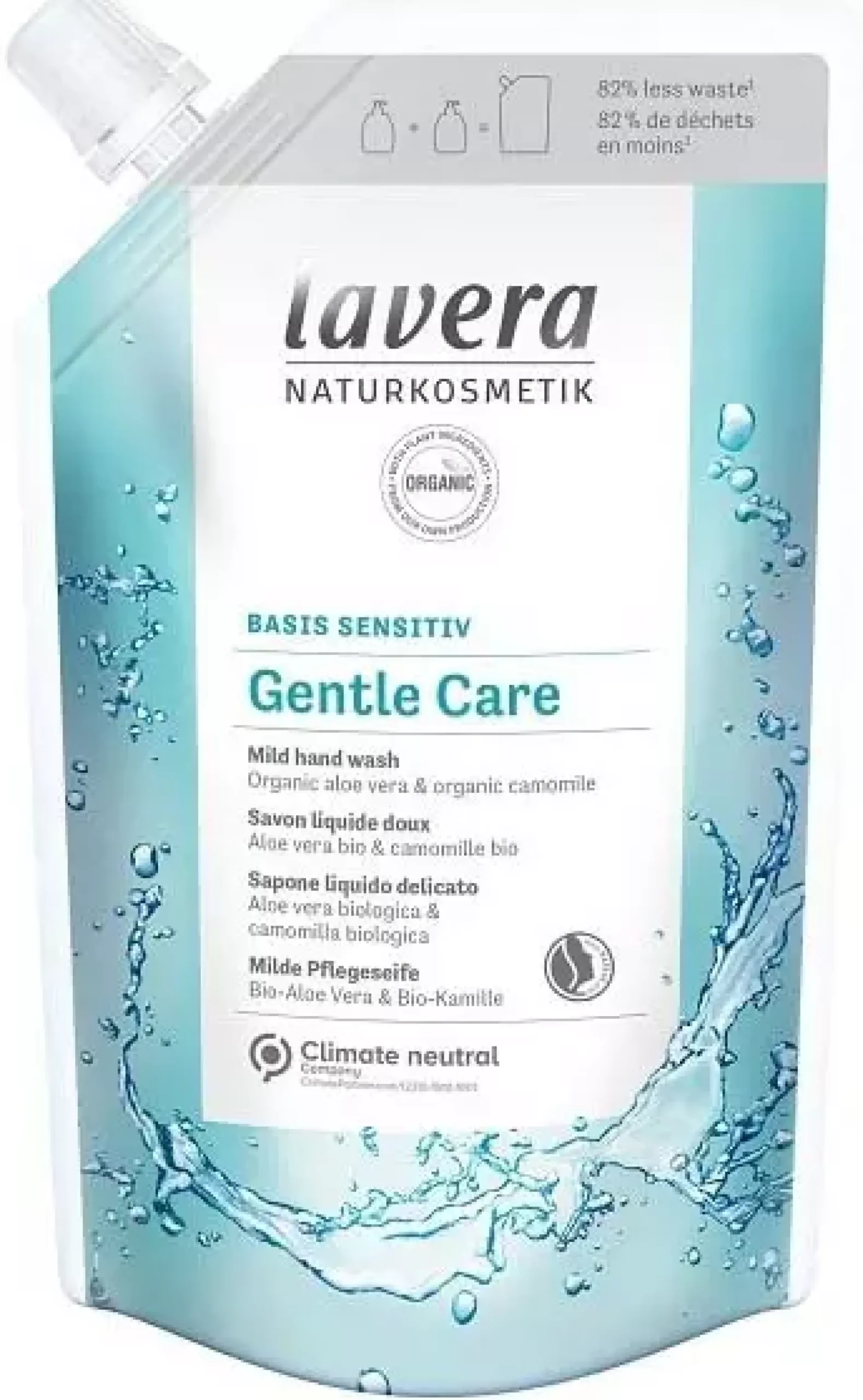 LaveraBasis Sensitiv Refill Pouch Basis Gentle Hand Wash 500 ml