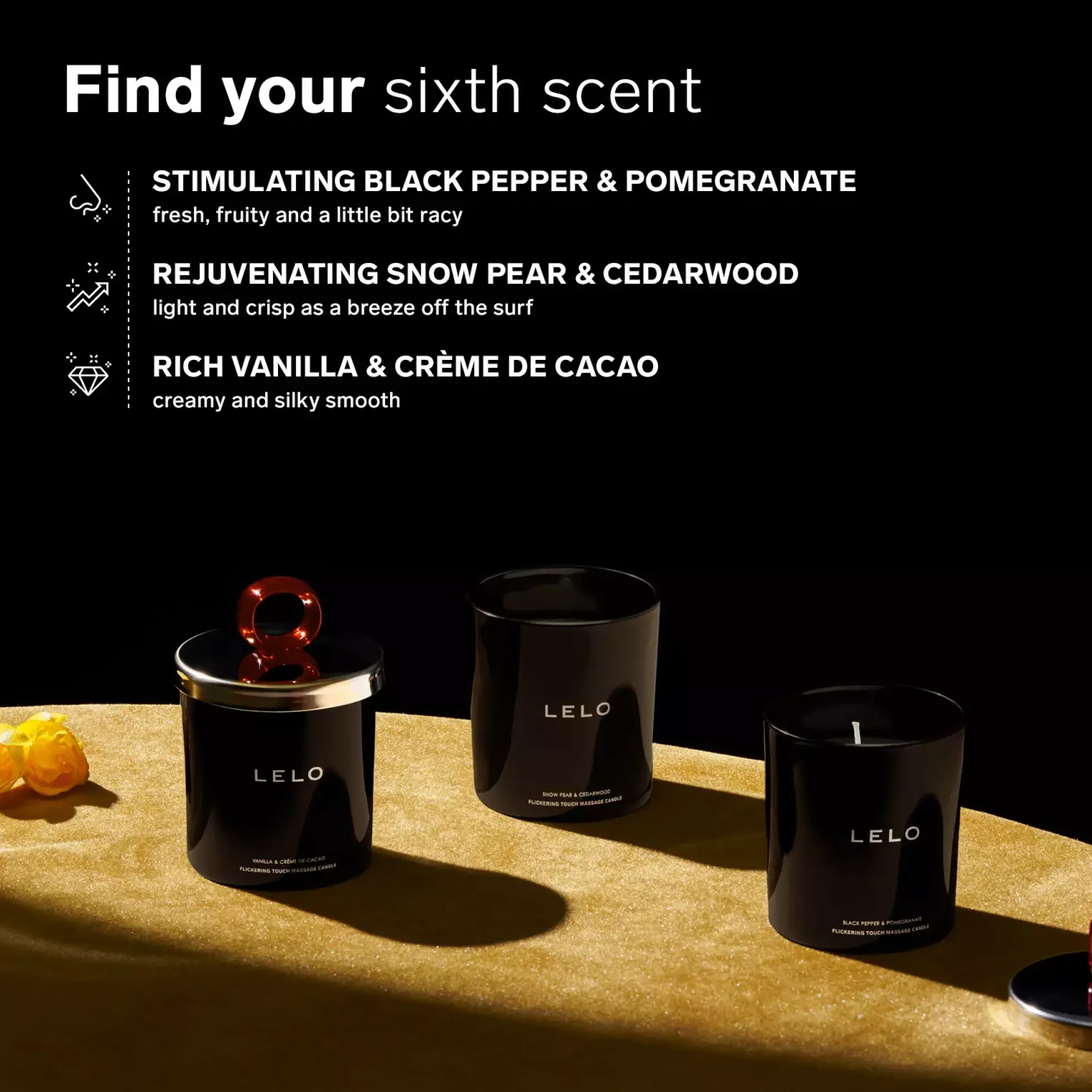 LELO Massage Candle Snow Pear & Cedarwood