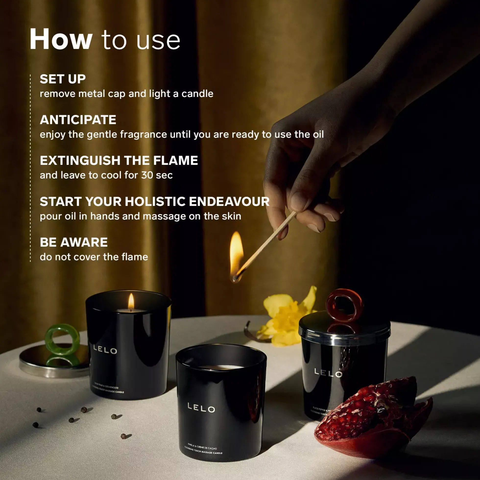 LELO Massage Candle Snow Pear & Cedarwood