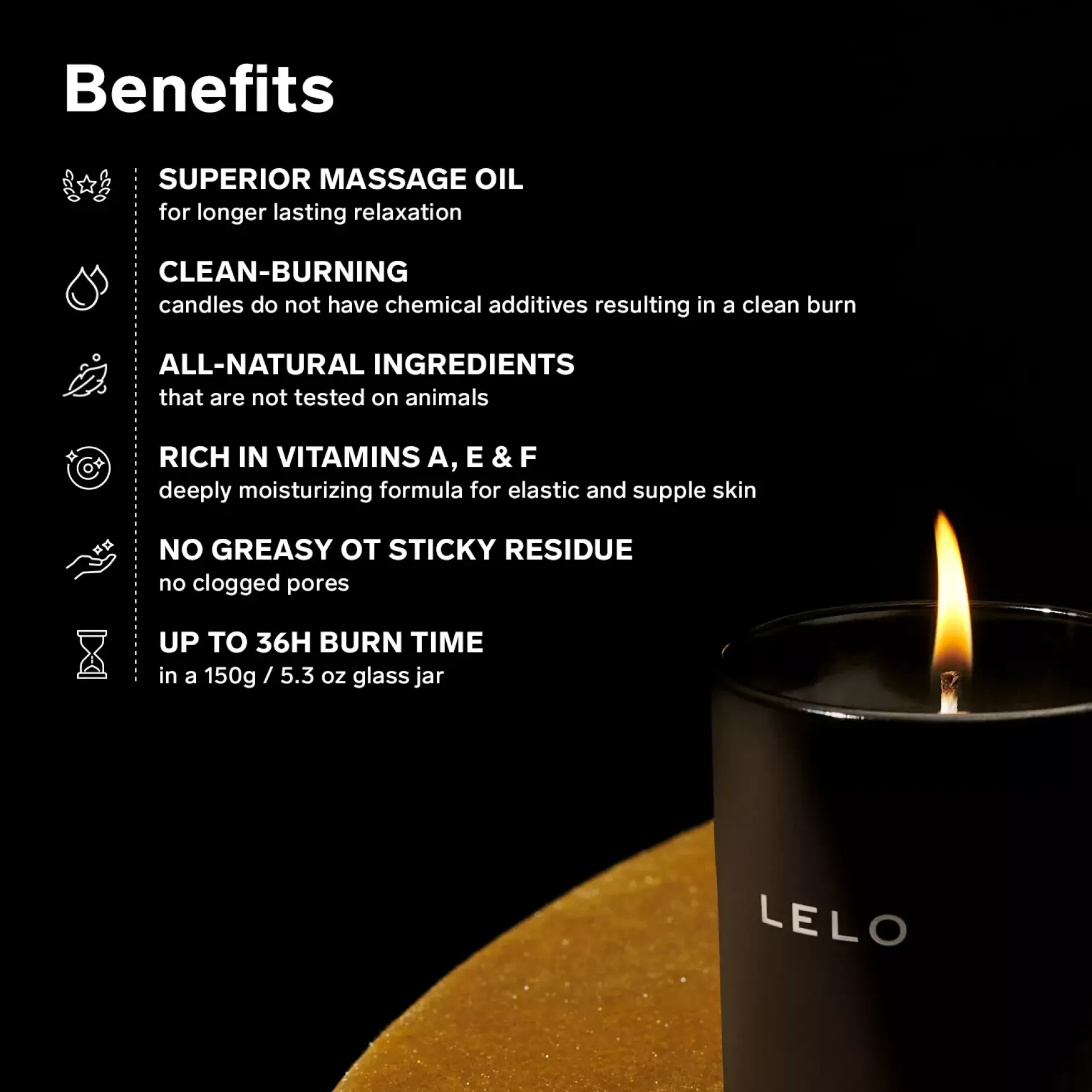 LELO Massage Candle Snow Pear & Cedarwood
