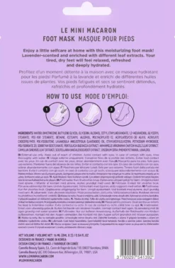 Le Mini Macaron Foot Mask Levender