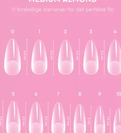 Le Mini MacaronLe Gel Soft Gel Tips Medium Almond Medium