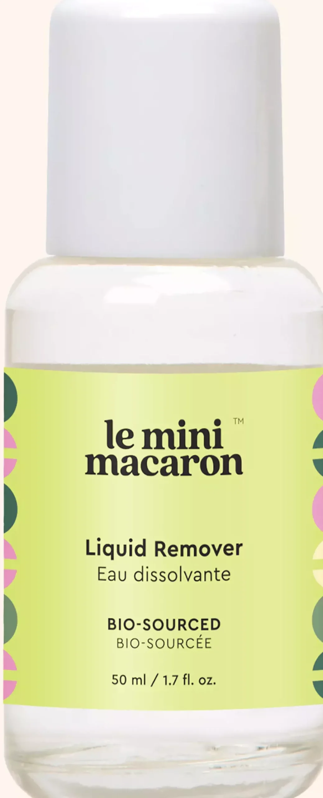 Le Mini MacaronLe Sweet Nail Polish Remover Bio-sourced Liquid Remover 50 ml
