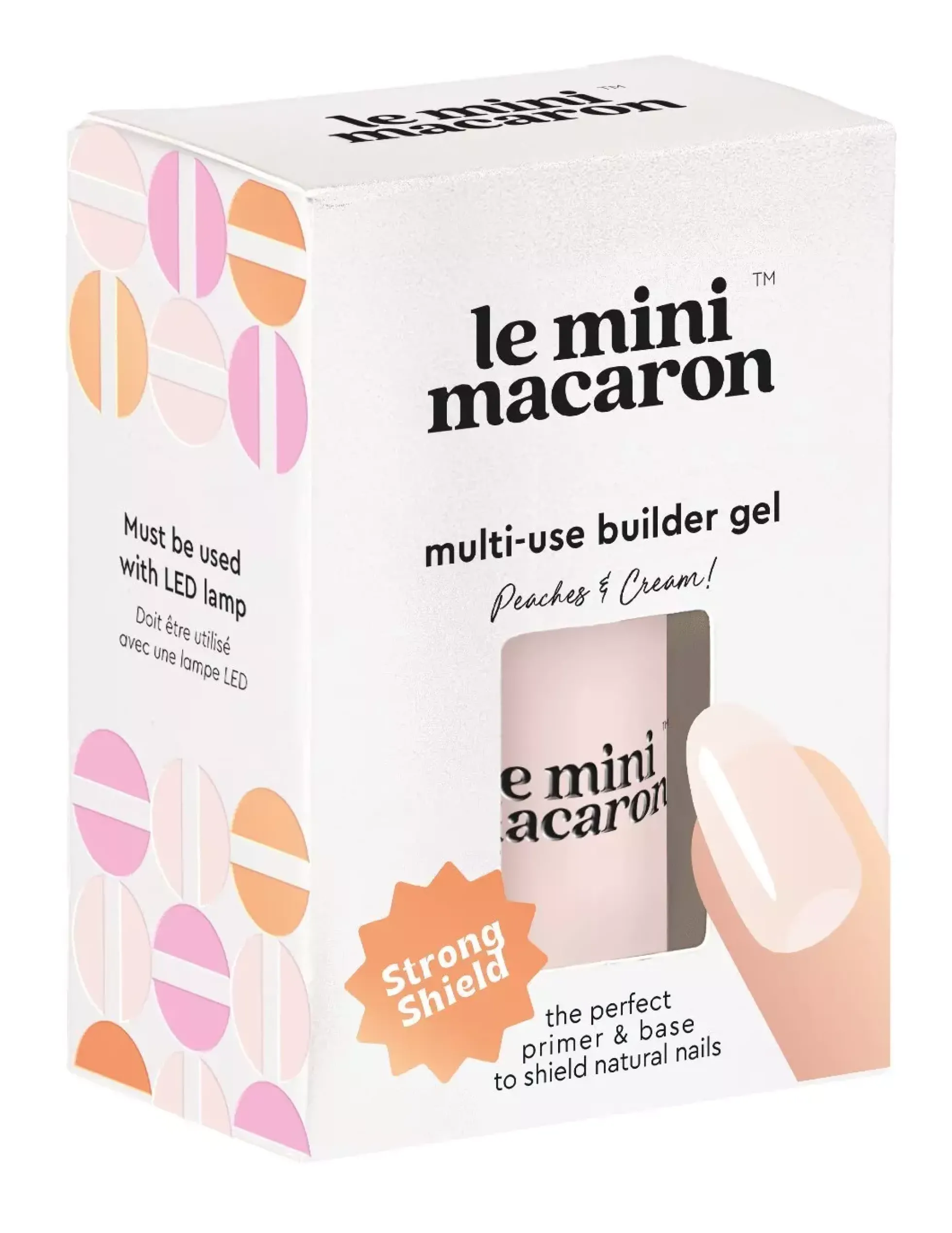 Le Mini Macaron Multi-use Builder Gel Peaches & Cream