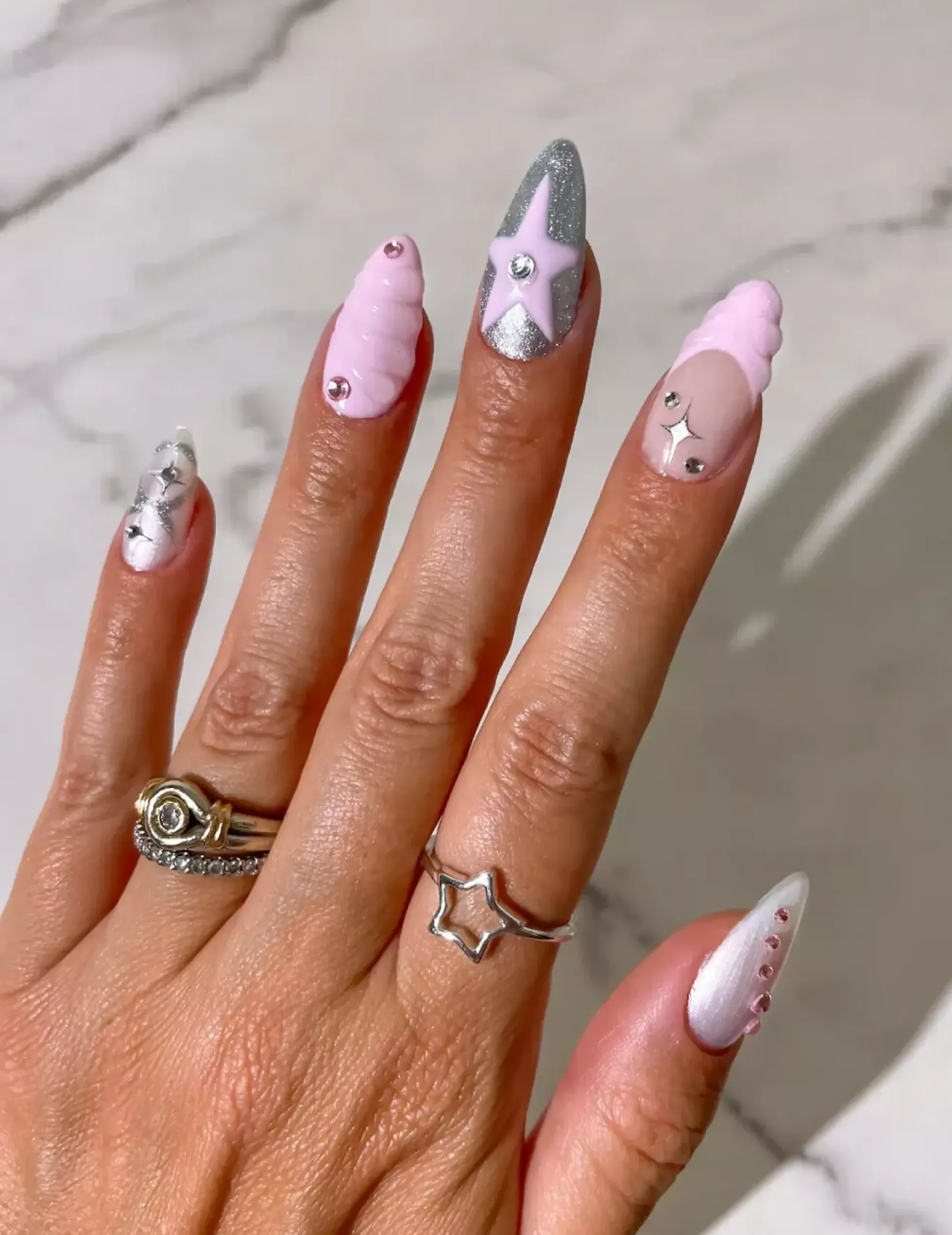 Le Mini Macaron Nail Art Stickers Le Glam