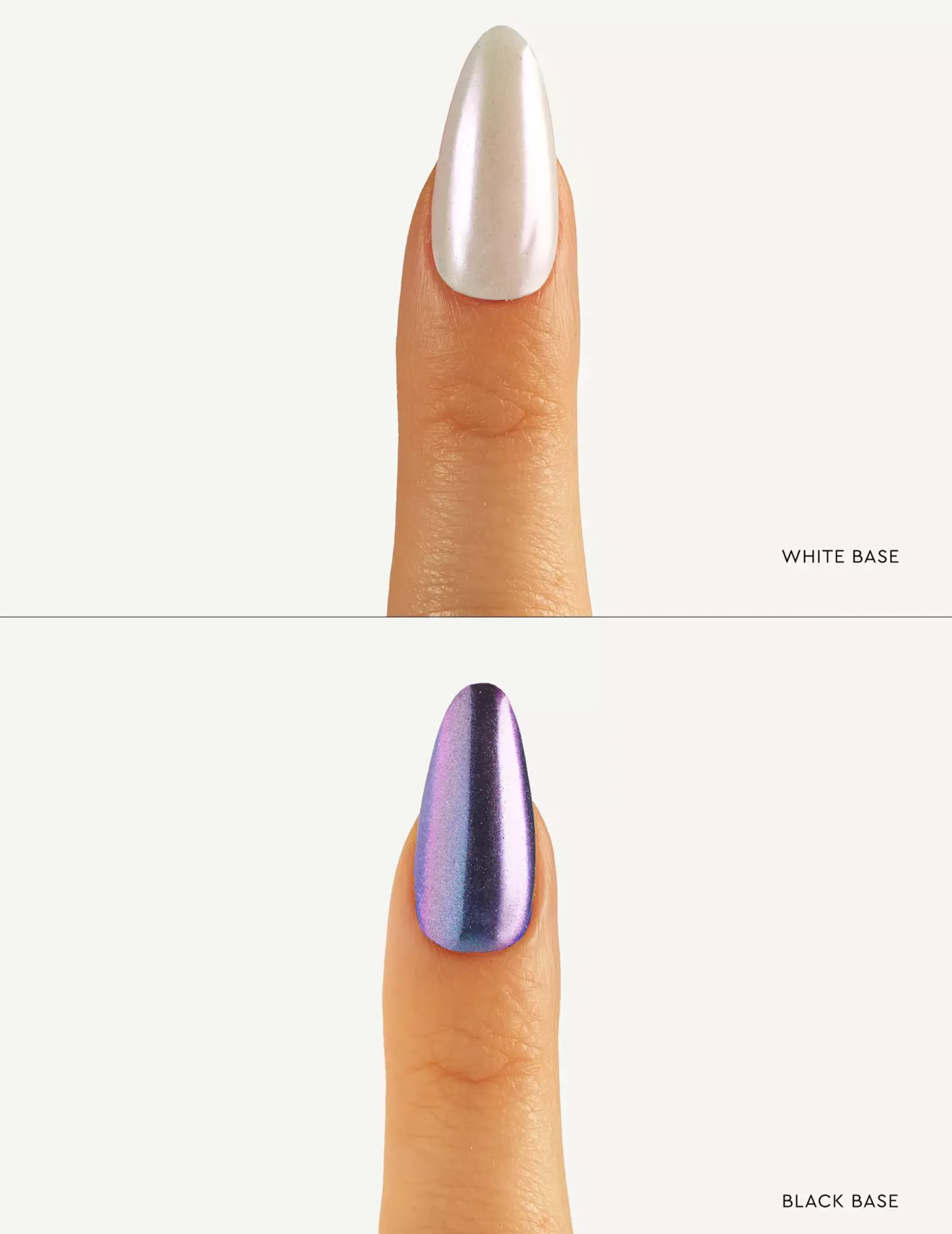 Le Mini MacaronStardust Collection Liquid Nail Powder Violet Frost