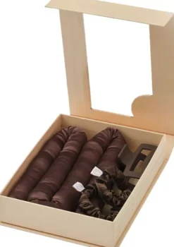 Lenoites Heatless Curls in Mulberry Silk Medium Brown