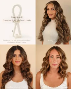 Lenoites Heatless Curls in Mulberry Silk Medium Black